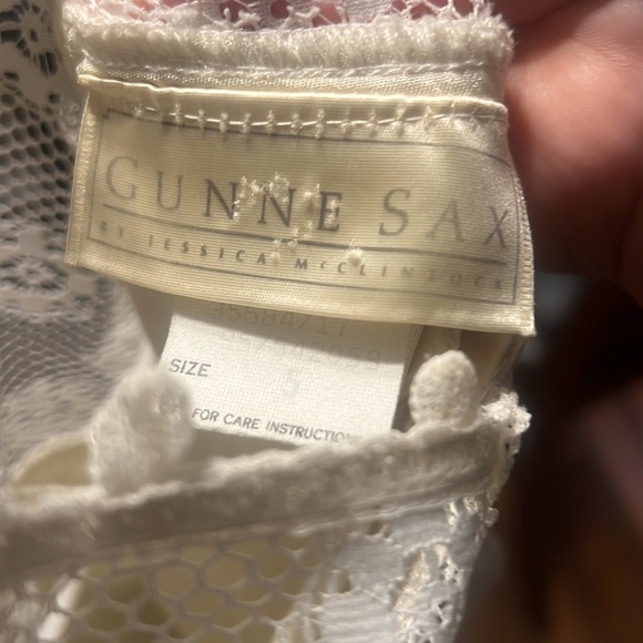 Gunne Sax by Jessica Mcklintoch Vintage Silk and Lace Shirt… - Picture 5 of 5